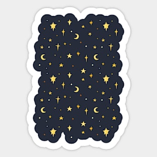 Starry night Sticker